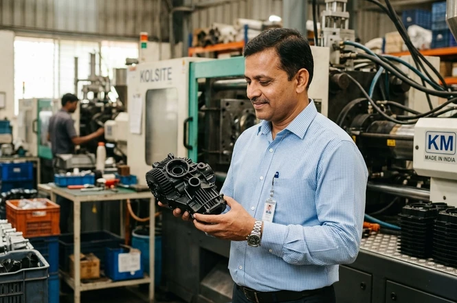 Mrughan Plastics factory floor environment and engineering setup in Pune