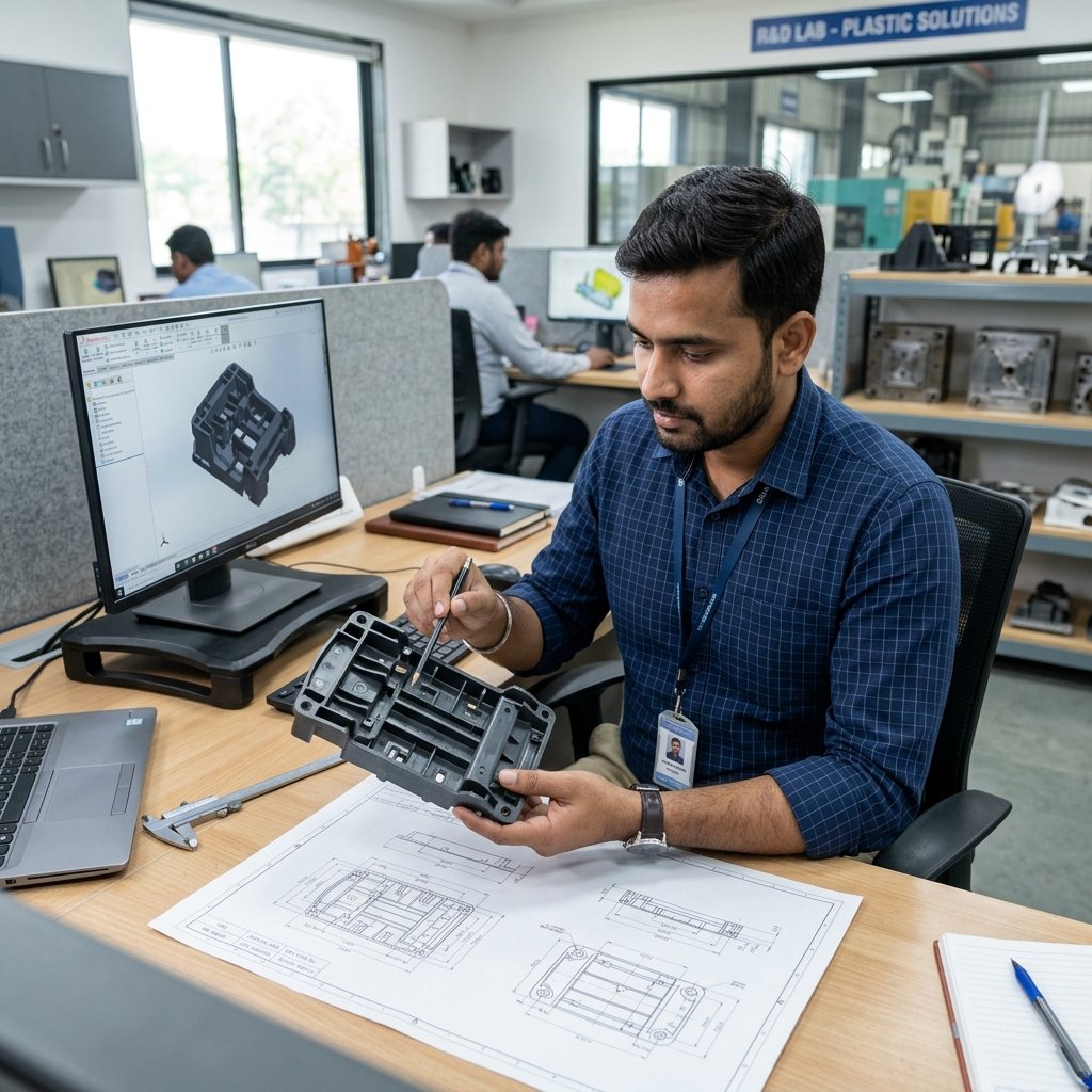 Mould prototyping and design engineering at Mrughan Plastics Pune