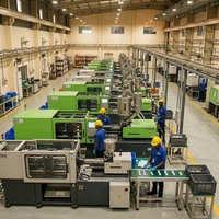 Custom steel mould tooling and injection cycles at Pune factory