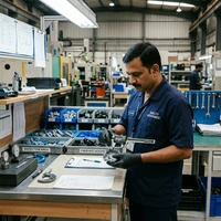 QA inspection and dimension testing of plastic components